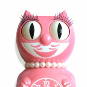 Kit Cat Klock Wall Art Strawberry Ice Lady Kitcat Clock Kat